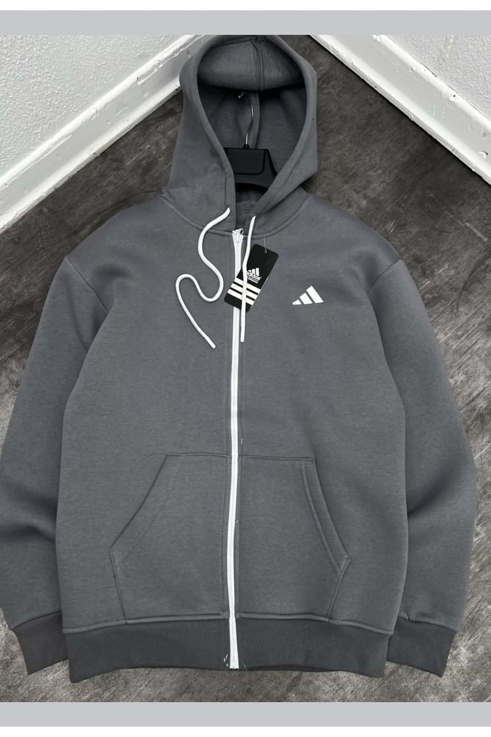 1001 ADIDAS CEKET - FÜME - M