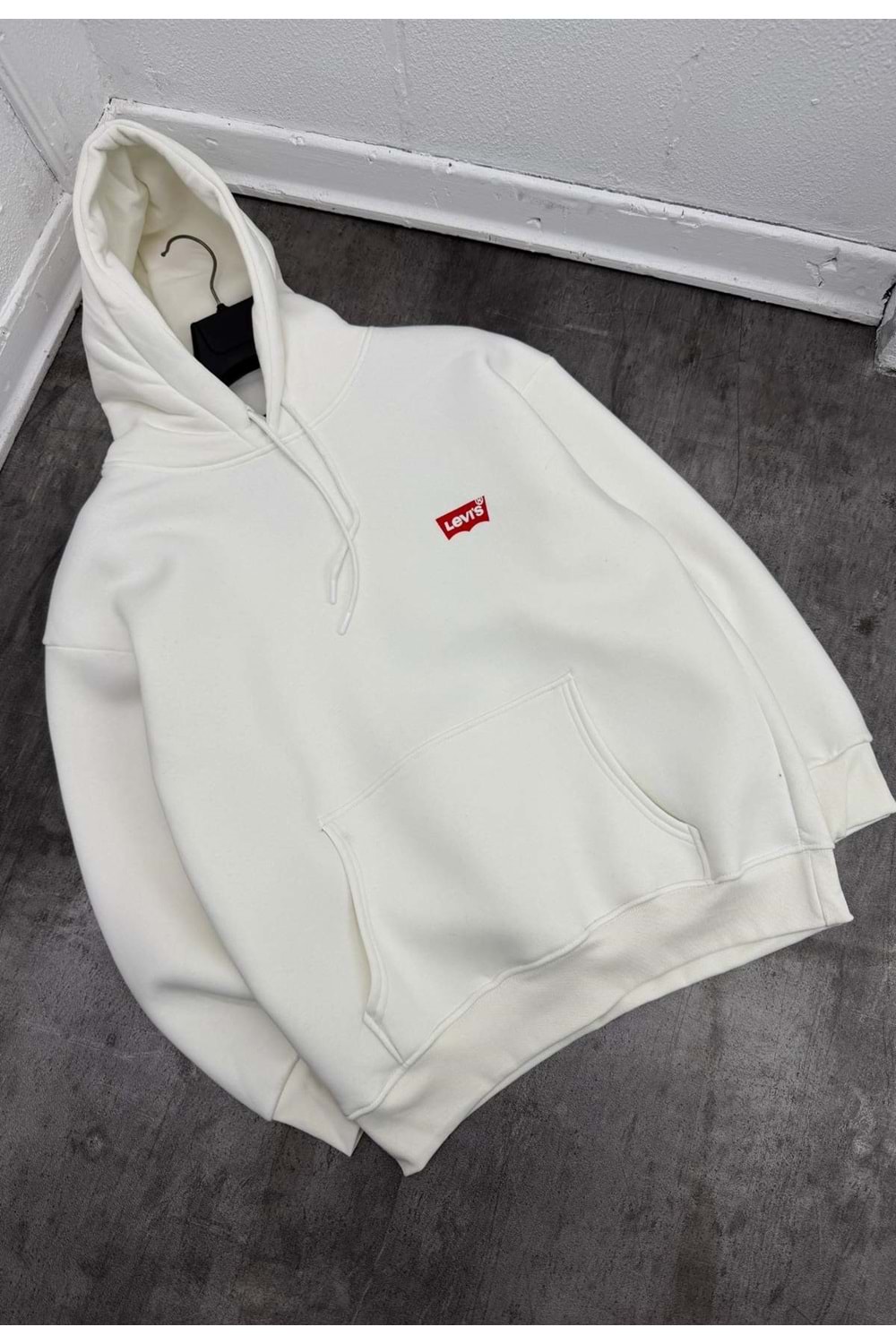 1001 LEVIS SWEAT - BEYAZ