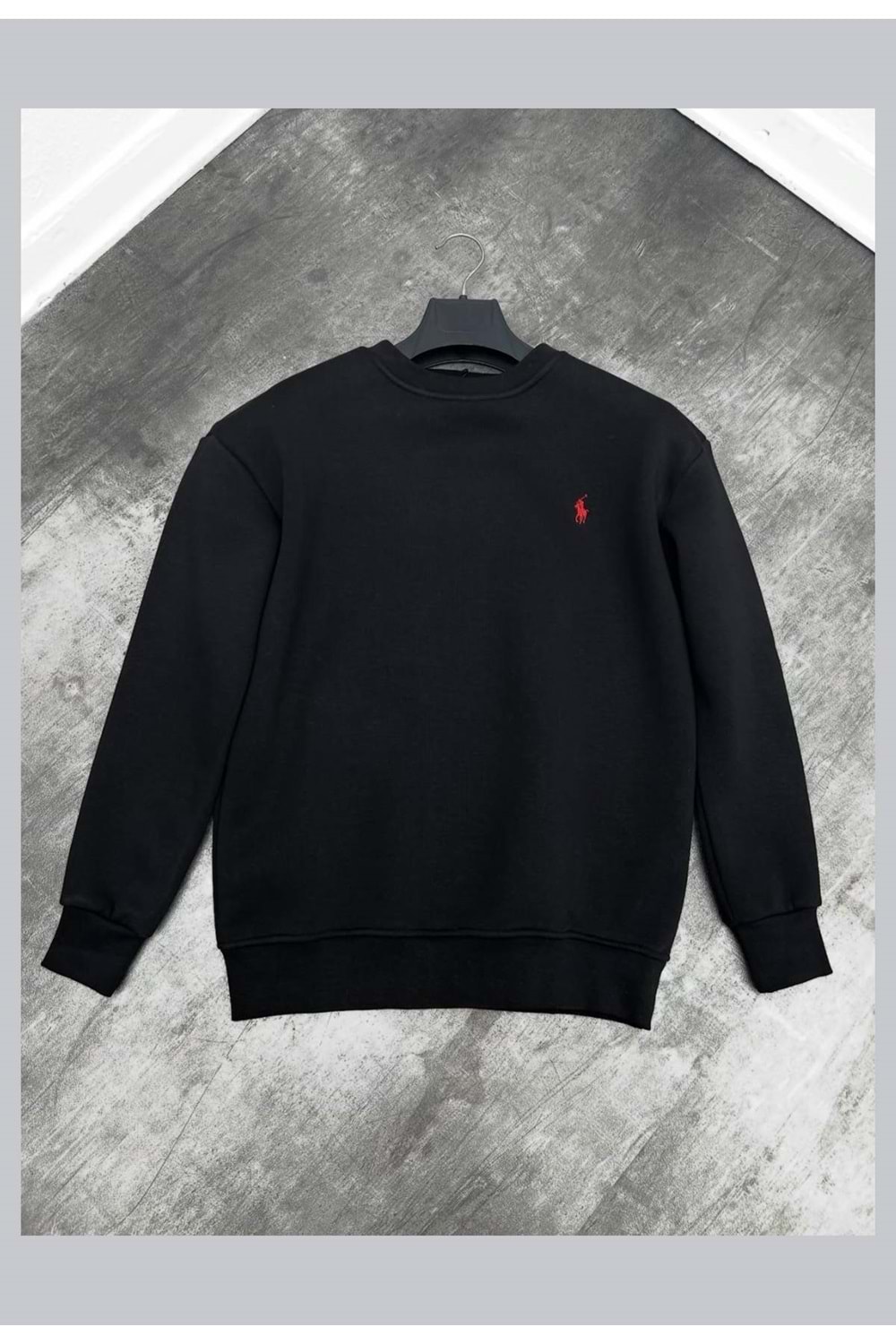 1002 POLO SWEAT - SİYAH - S