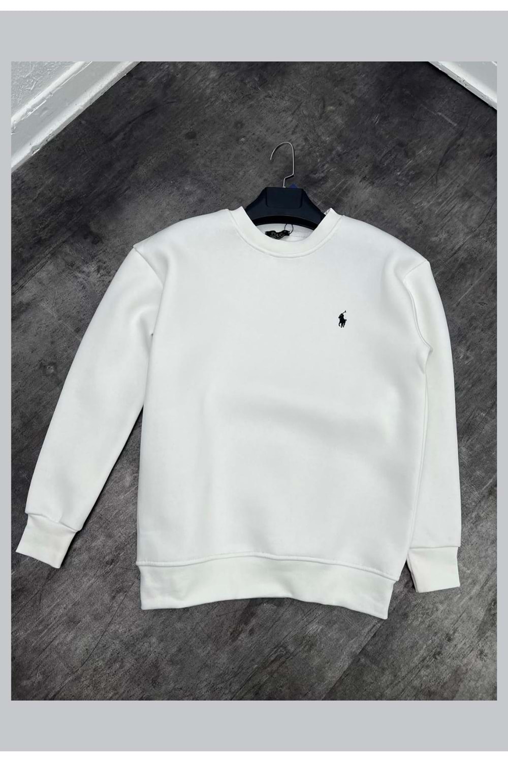 1002 POLO SWEAT - BEYAZ - XXL