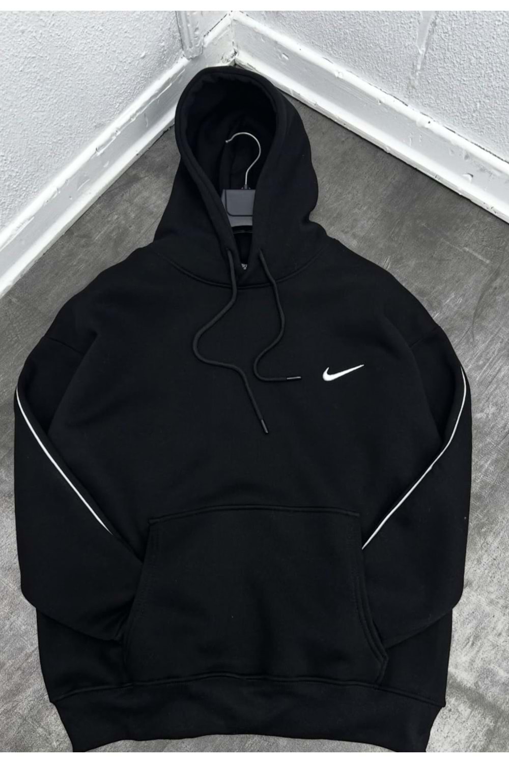 1006 NIKE KAPÜŞONLU SWEAT - SİYAH - M