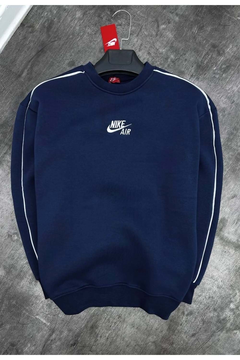 1007 NIKE AIR BISIKLET YAKA SWEAT - LACİVERT