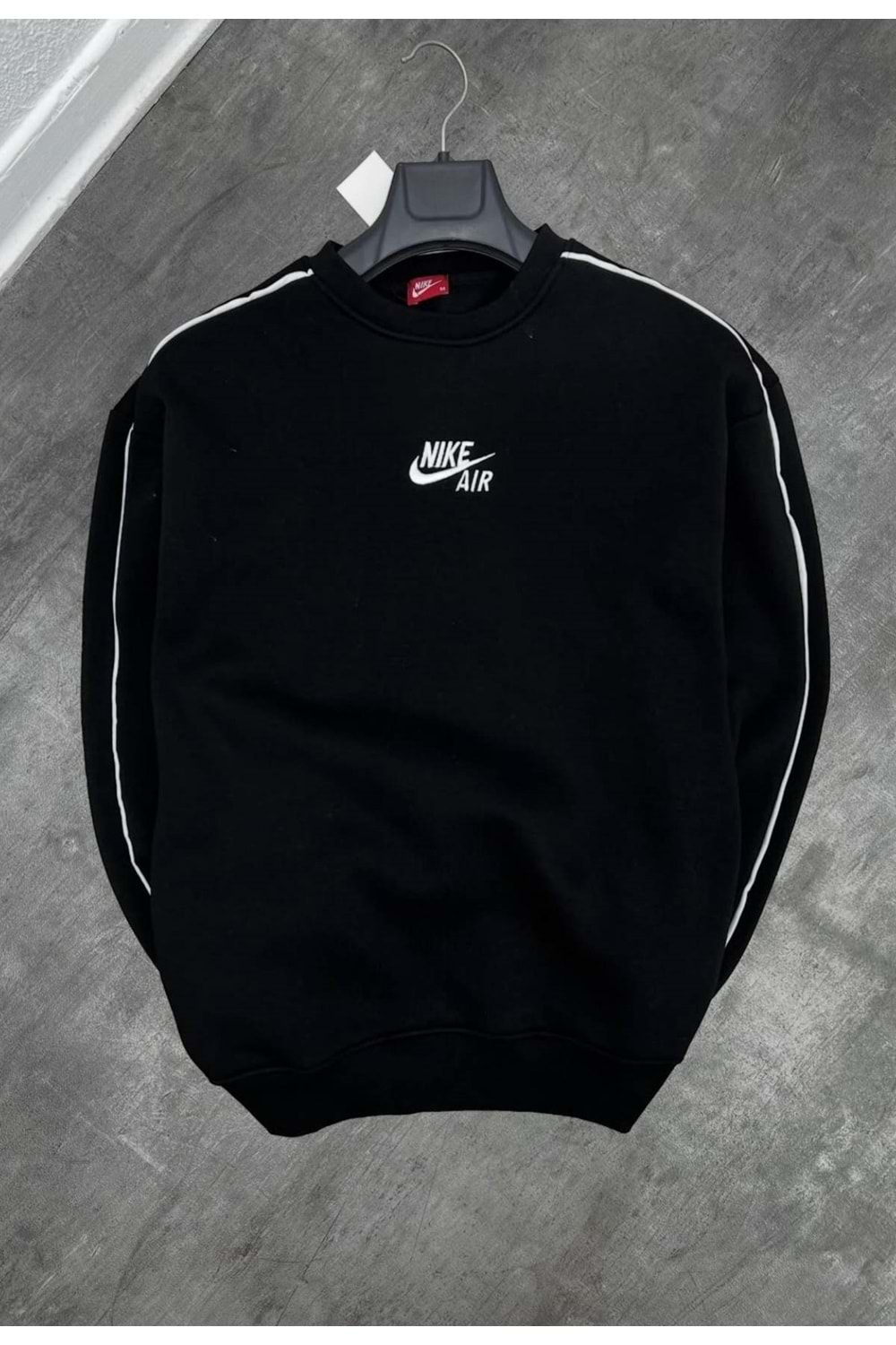 1007 NIKE AIR BISIKLET YAKA SWEAT - SİYAH