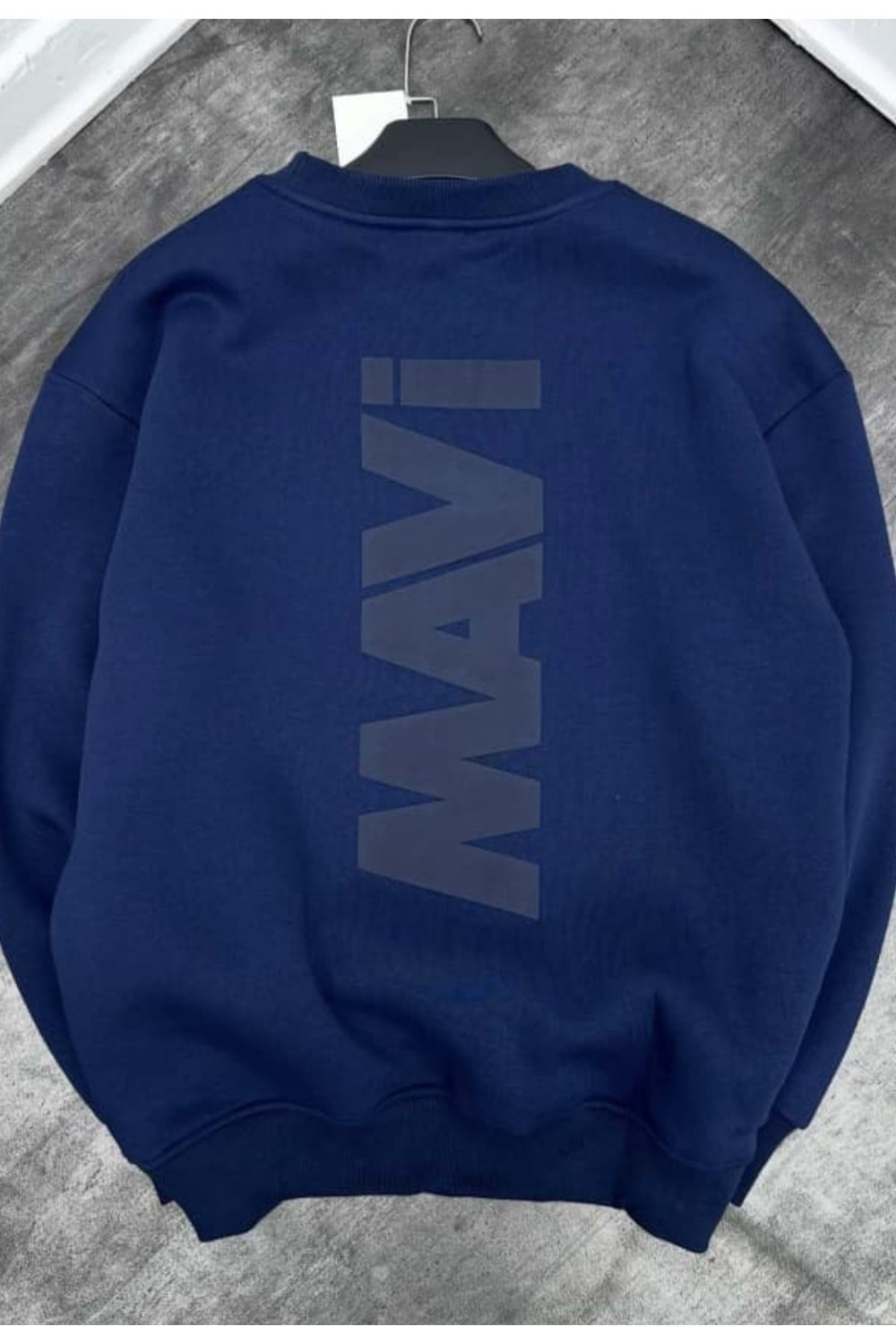 1003 MAVI BISIKLET YAKA SWEAT - LACİVERT