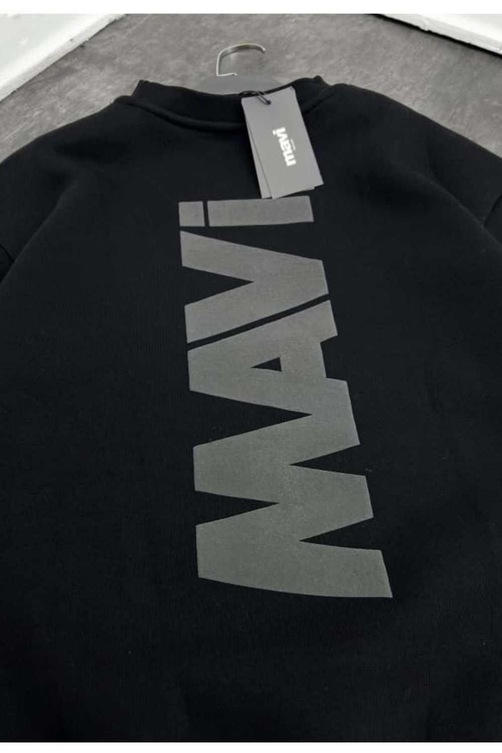 1003 MAVI BISIKLET YAKA SWEAT - SİYAH