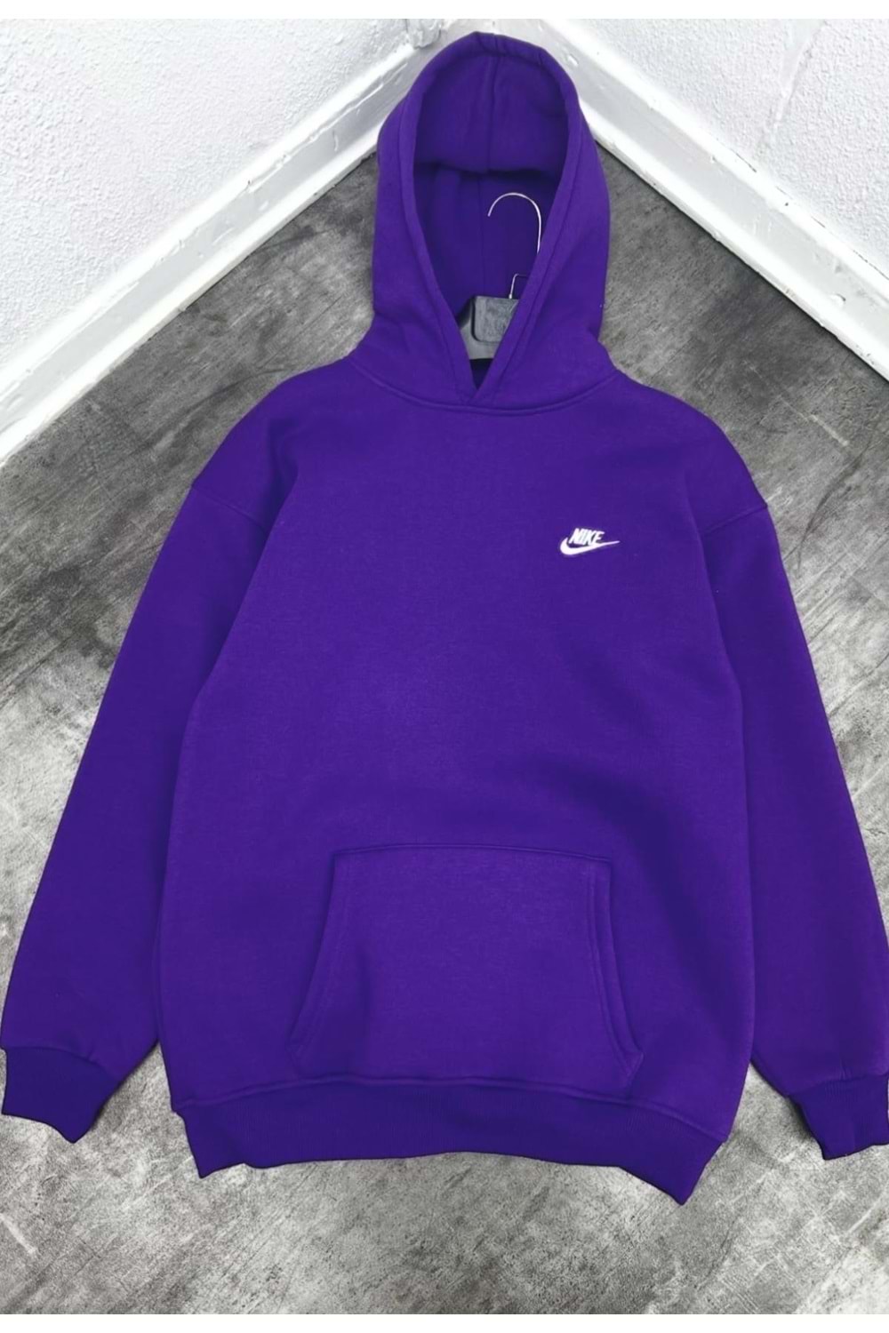 1014 NIKE KAPÜŞONLU SWEAT - MOR