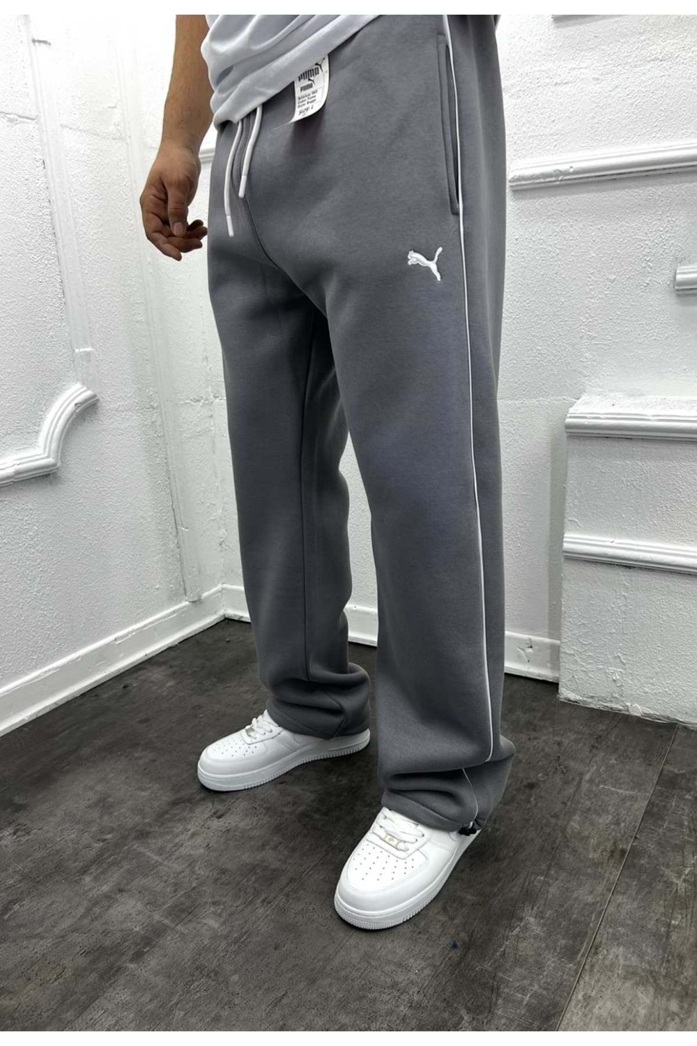 1005 PUMA BAGGY EŞOFMAN - BOYALI GRİ