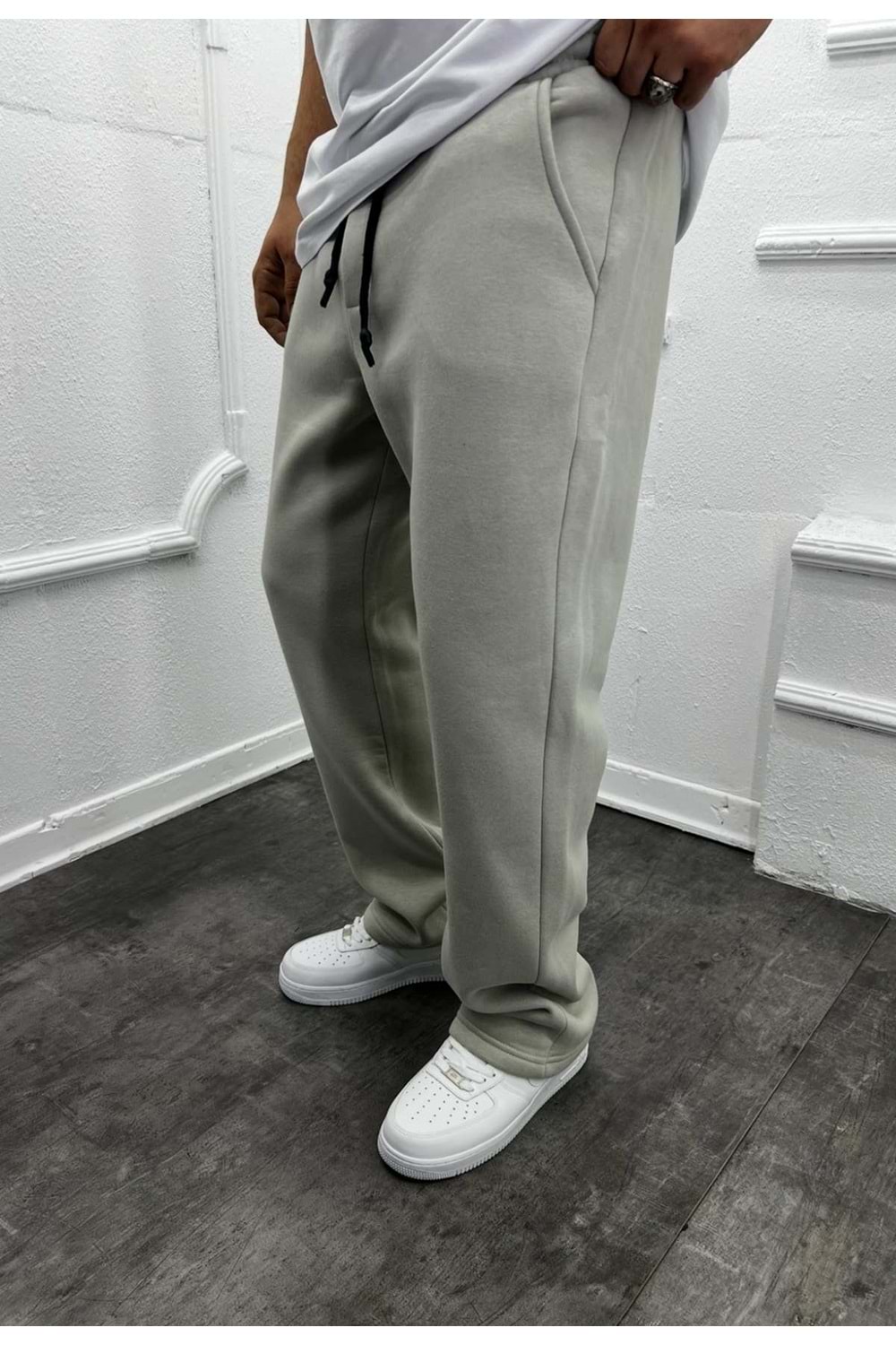 1001 BASİC DUZ BAGGY ESOFMAN - TAŞ - M