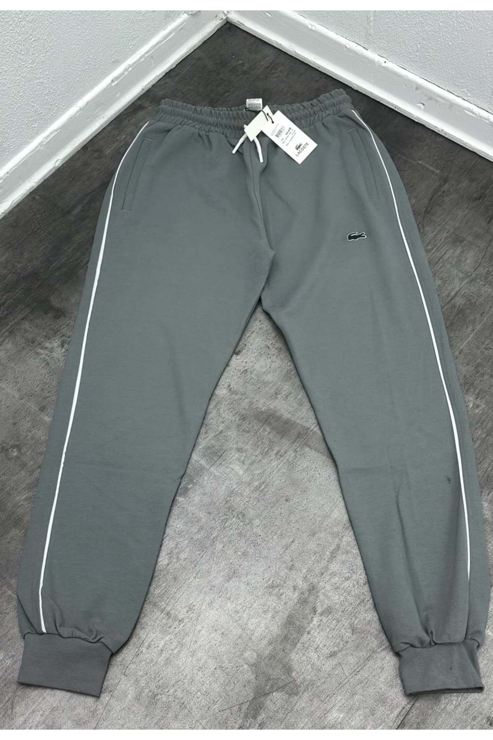 1013 LACOSTE EŞOFMAN - BOYALI GRİ