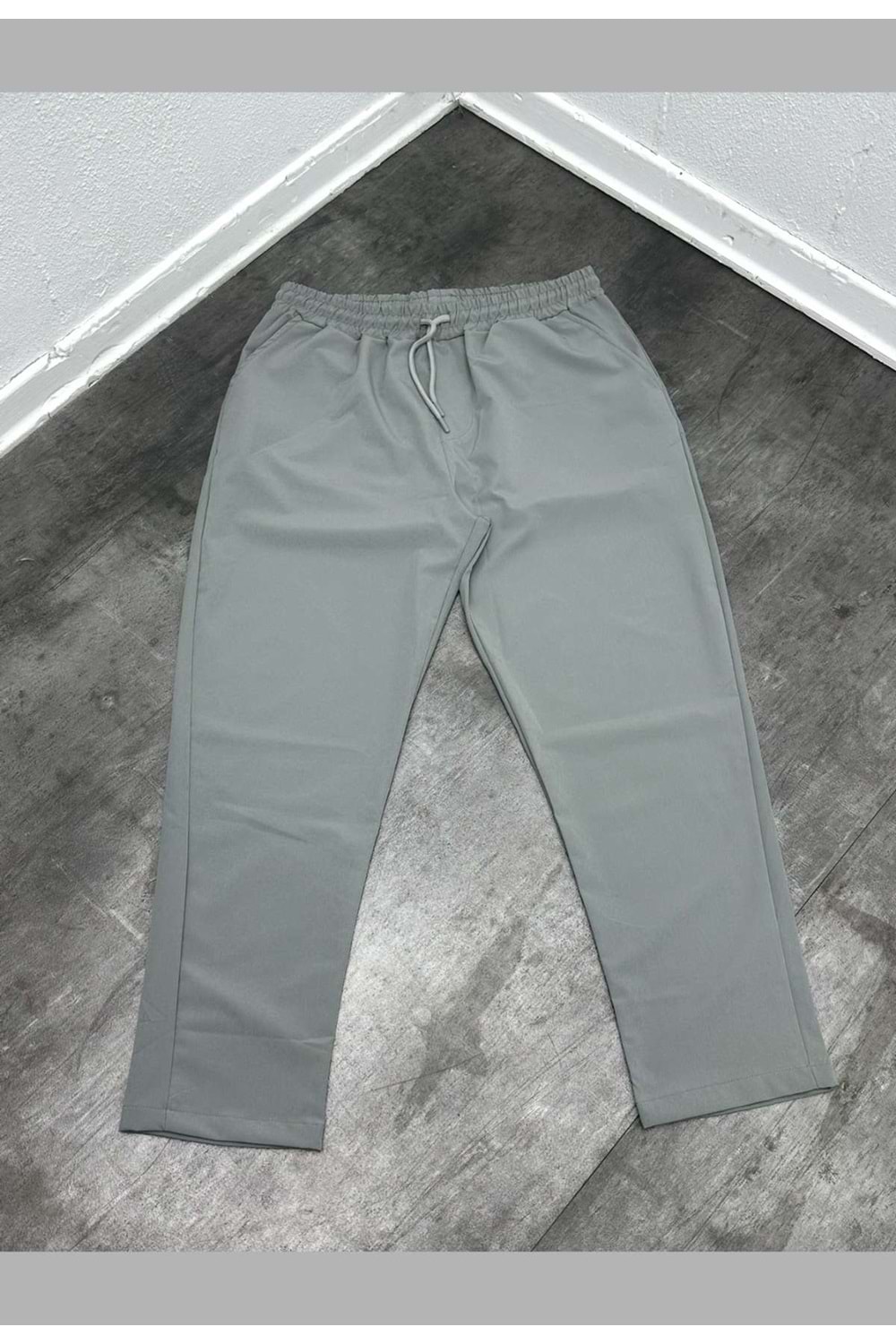 1001 DUKAS PARAŞÜT EŞOFMAN - BOYALI GRİ - XL