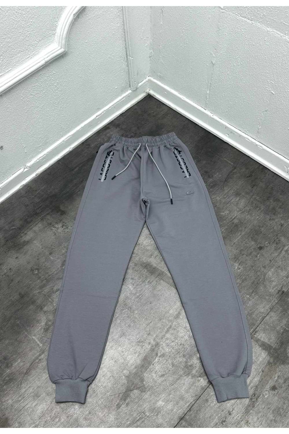 1014 LACOSTE EŞOFMAN - BOYALI GRİ