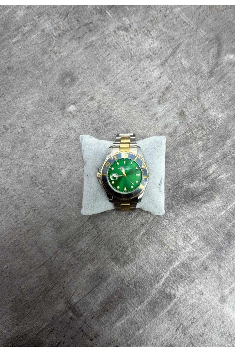 1002 ROLEX SAAT - ALTIN YEŞİL GÜMÜŞ - STANDART