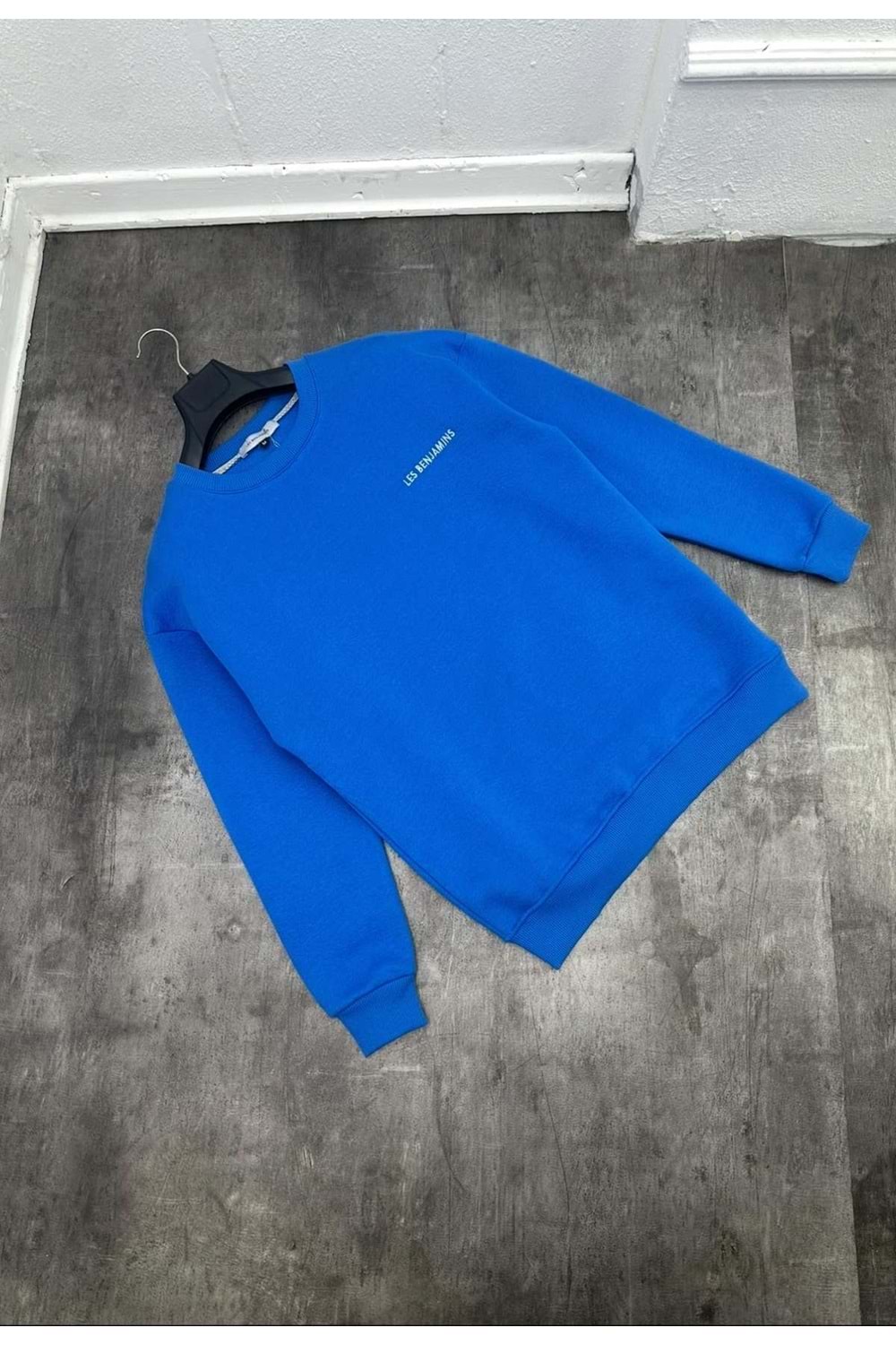 1001 LES BENJAMINS BISIKLET YAKA - MAVİ