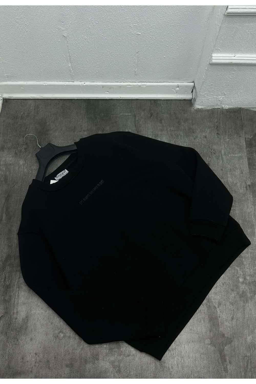 1002 ALPHA SWEAT - SİYAH