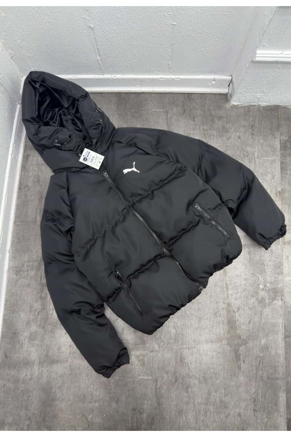 1014 PUMA BOMBER ŞİŞME MONT - SİYAH - XXL