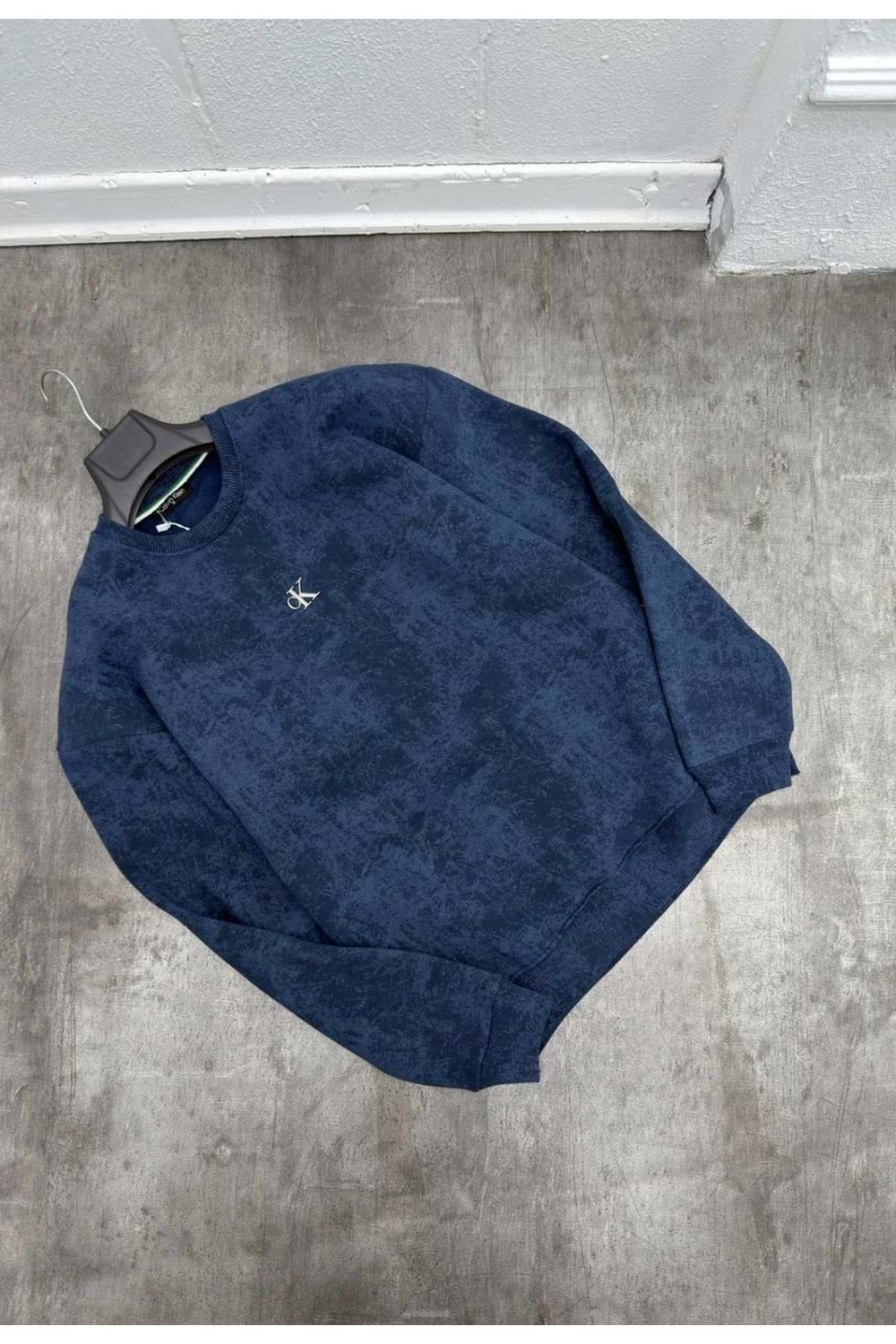 1015 CK YIKAMA RENK SWEAT - LACİVERT - S