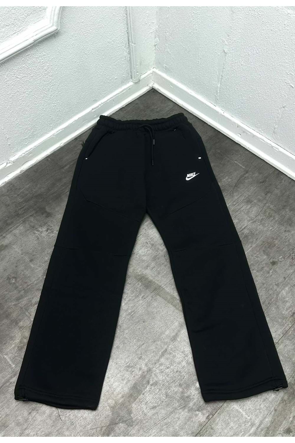 1043 NIKE TECH EŞOFMAN - SİYAH - L