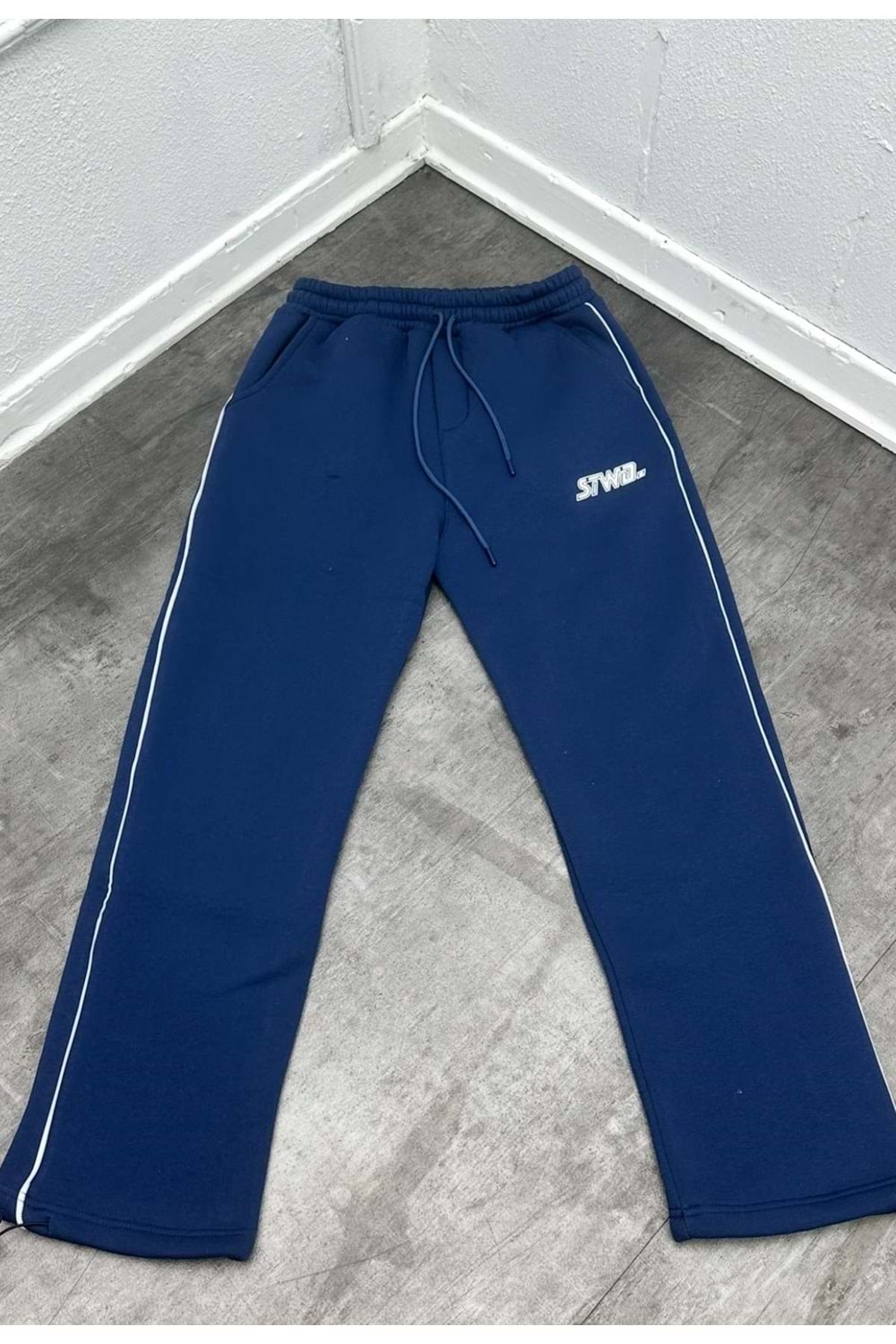 1029 STWD KALIN ENJEKSIYON BASKI BAGGY ESOFMAN - LACİVERT - S