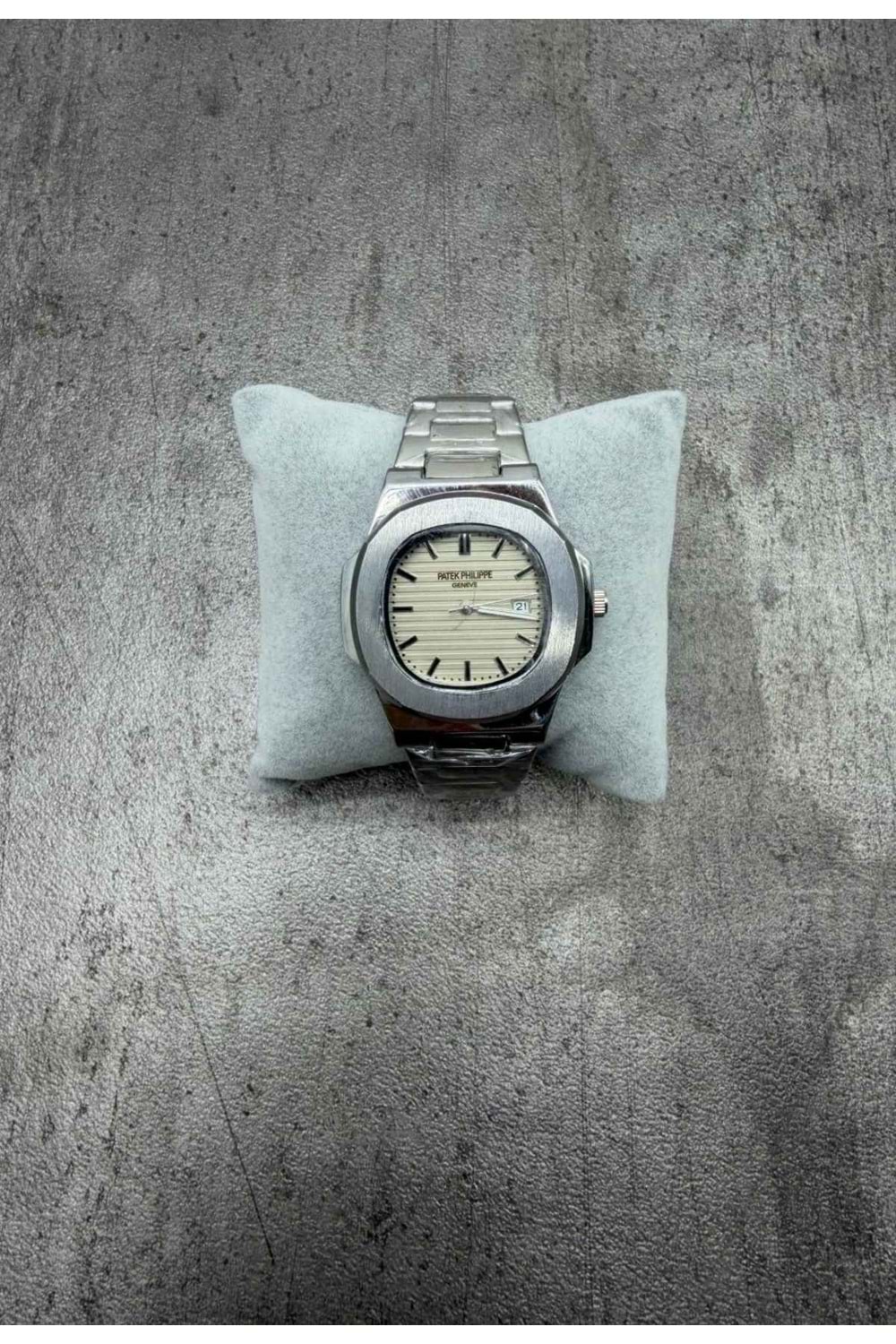 1001 PATEK SAAT - GÜMÜŞ İÇİ KUM