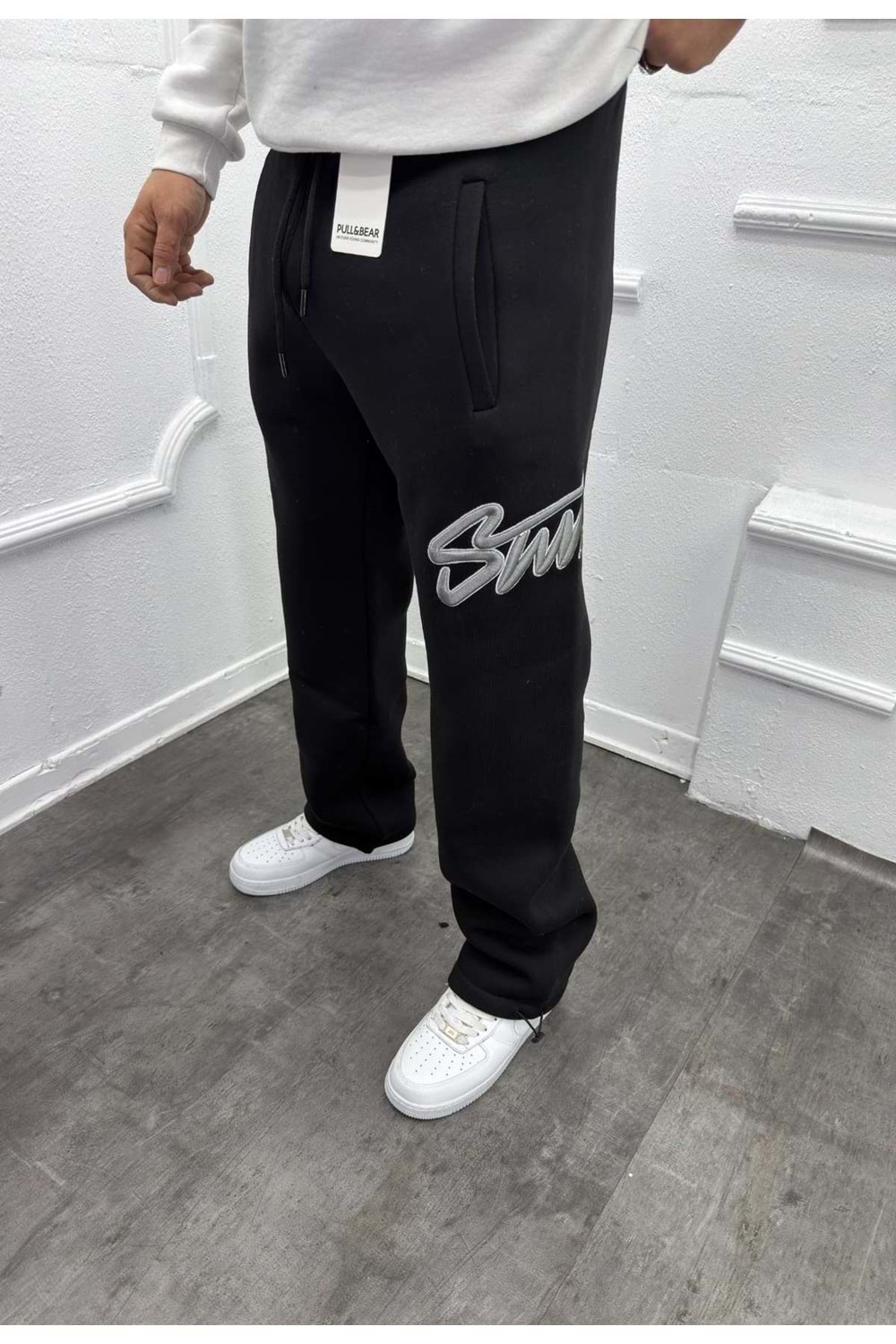 1036 STWD BAGGY EŞOFMAN - SİYAH