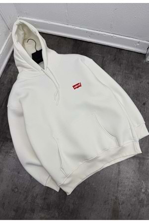 1001 LEVIS SWEAT - BEYAZ