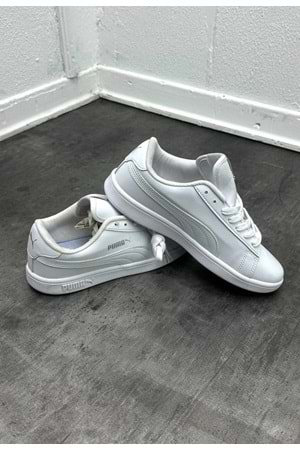 1013 PUMA CLASSIC SPOR AYAKKABI - BEYAZ-BEYAZ