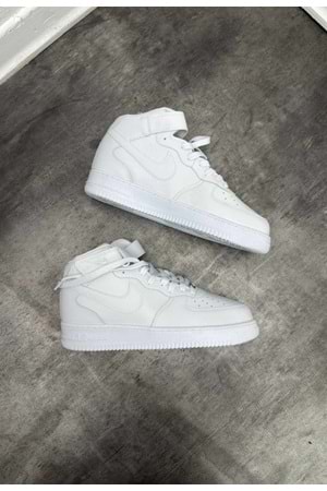 1035 NIKE AIR FORCE BILEKLI AYAKKABI - BEYAZ - 40