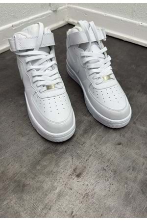 1035 NIKE AIR FORCE BILEKLI AYAKKABI - BEYAZ - 40