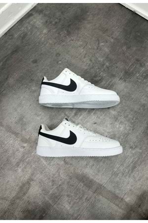 1036 NIKE COURT VISION AYAKKABI - BEYAZ-SIYAH
