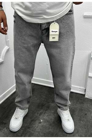 1003 WE11 TAŞLAMA BOYFRIEND KOT - GRİ