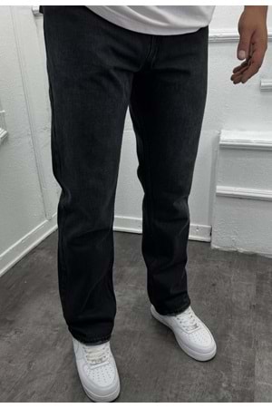 1004 MARTIN TASLAMA BAGGY KOT - KOYU FÜME