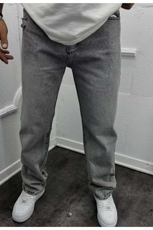 1012 WE11 TASLAMA BAGGY KOT - GRİ