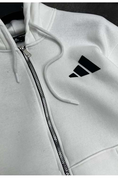 1002 ADIDAS CEKET - BEYAZ - S