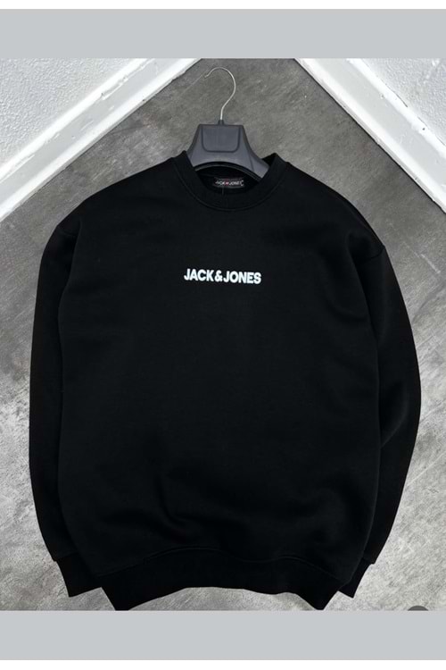 1001 JACK JONES SWEAT - SİYAH - S