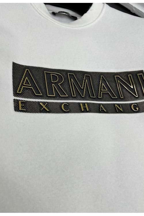 1001 ARMANI SWEAT - BEYAZ