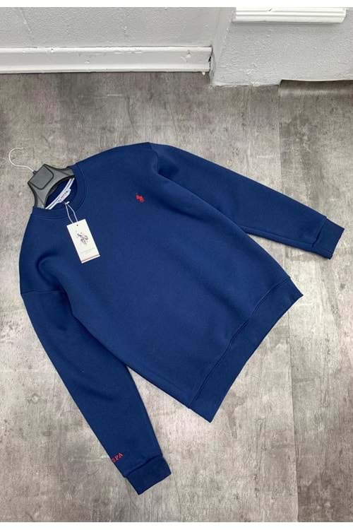1002 POLO SWEAT - KOYU LACİVERT - S