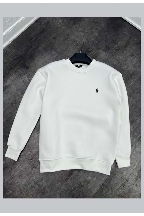 1002 POLO SWEAT - BEYAZ - XXL