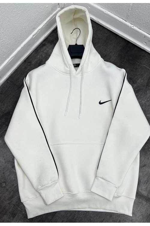 1006 NIKE KAPÜŞONLU SWEAT - BEYAZ - S