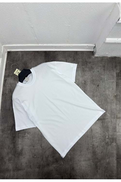1001 BRUX BASİC TSHIRT - BEYAZ - S
