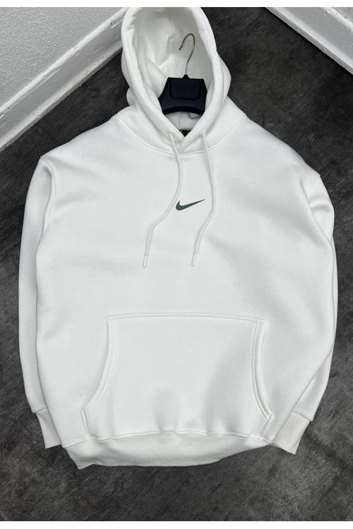 1016 NIKE KAPÜŞONLU SWEAT - BEYAZ - M