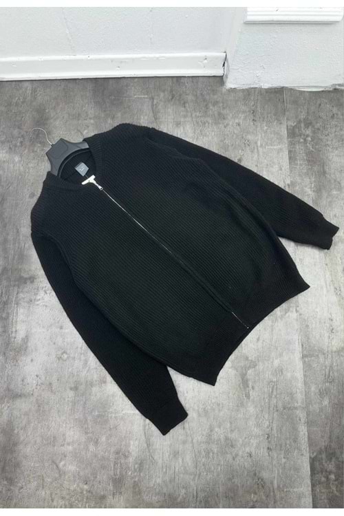 1001 TWENTT ÖRME CEKET - SİYAH - L