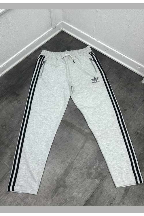 1015 ADİDAS EŞOFMAN - AÇIK GRİ - XXL