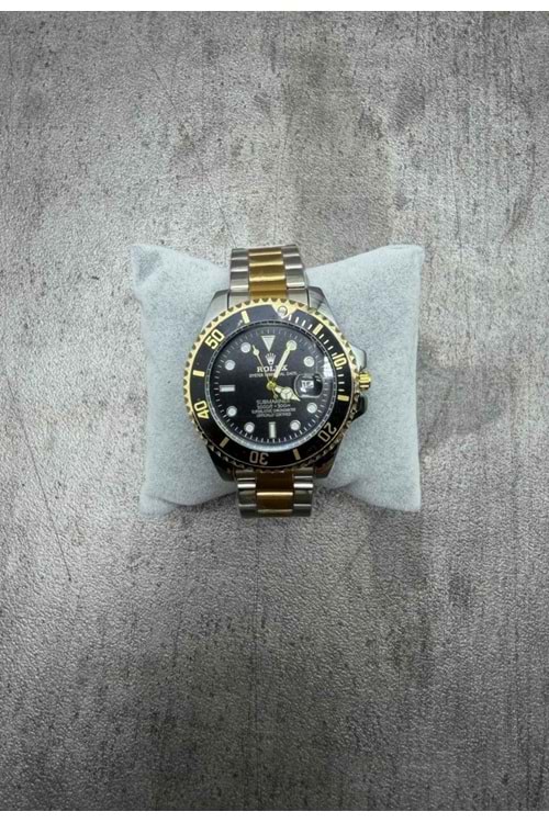 1001 ROLEX SAAT - GÜMÜŞ ALTIN SİYAH