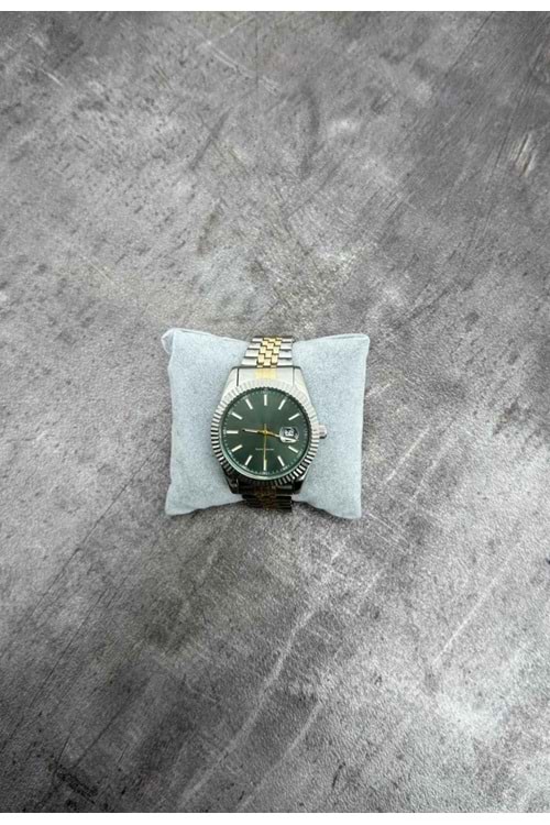 1004 ROLEX SAAT - ALTIN YEŞİL GÜMÜŞ - STANDART