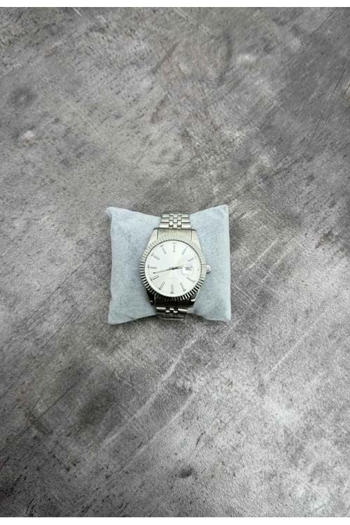 1004 ROLEX SAAT - GÜMÜŞ BEYAZ - STANDART