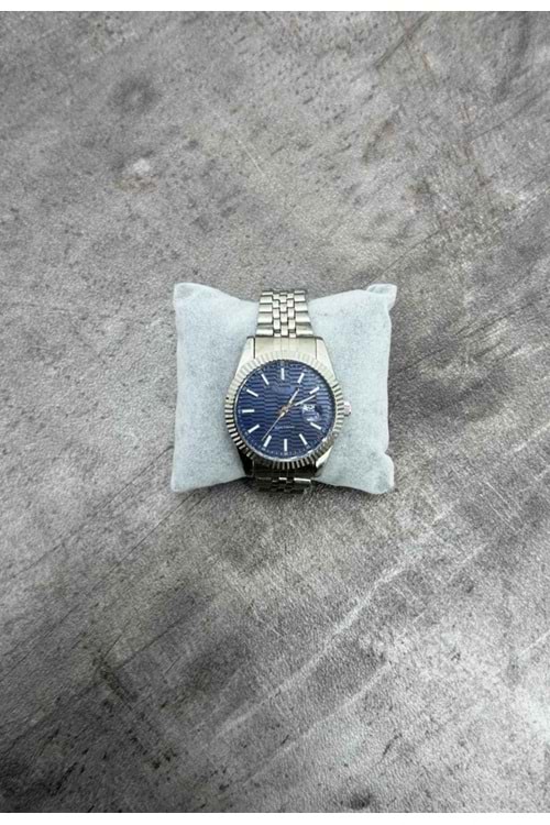 1004 ROLEX SAAT - GÜMÜŞ LACİ - STANDART