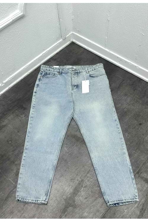 1003 WE11 TAŞLAMA BOYFRIEND KOT - BUZ MAVİ - 34