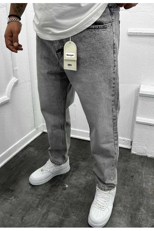 1003 WE11 TAŞLAMA BOYFRIEND KOT - GRİ