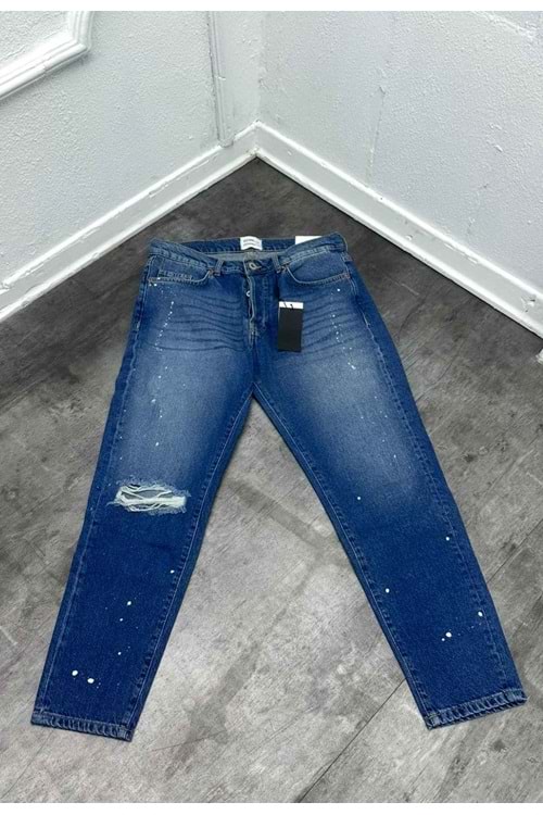 1001 GRJ BOYFREND KOT - LACİVERT - 32