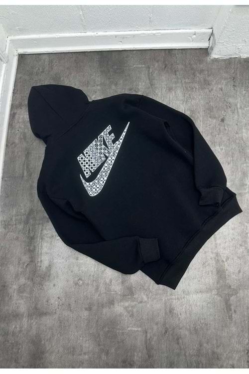 1037 NIKE KAPŞONLU SWEAT - SİYAH - S